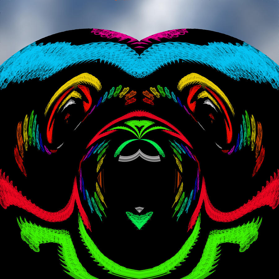 The stoned Bear Digital Art by James Smullins
