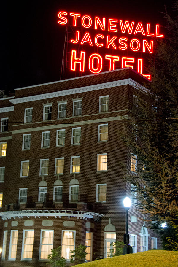 Hotel Photograph - The Stonewall Jackson Hotel by Gene Myers