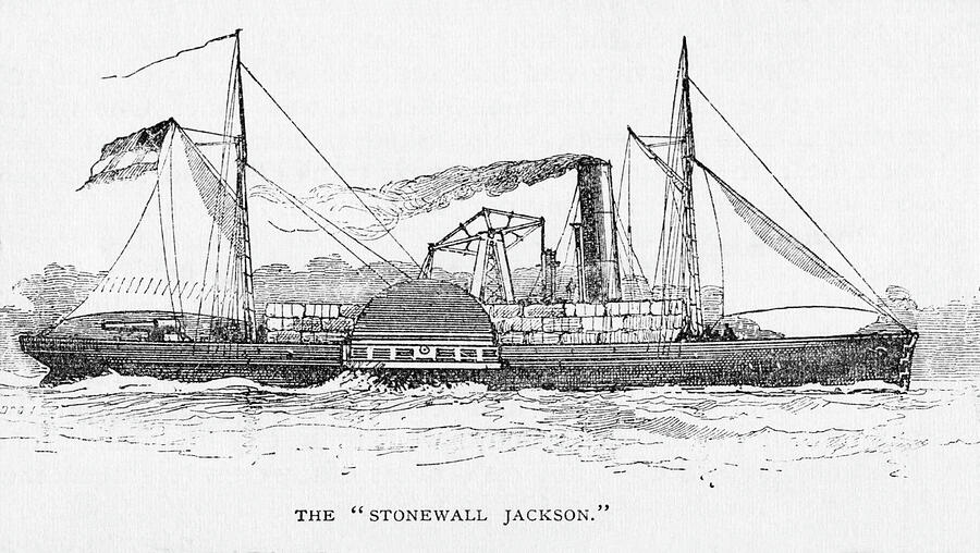 Civil War Photograph - The Stonewall Jackson Steamship by Paul W Faust - Impressions of Light