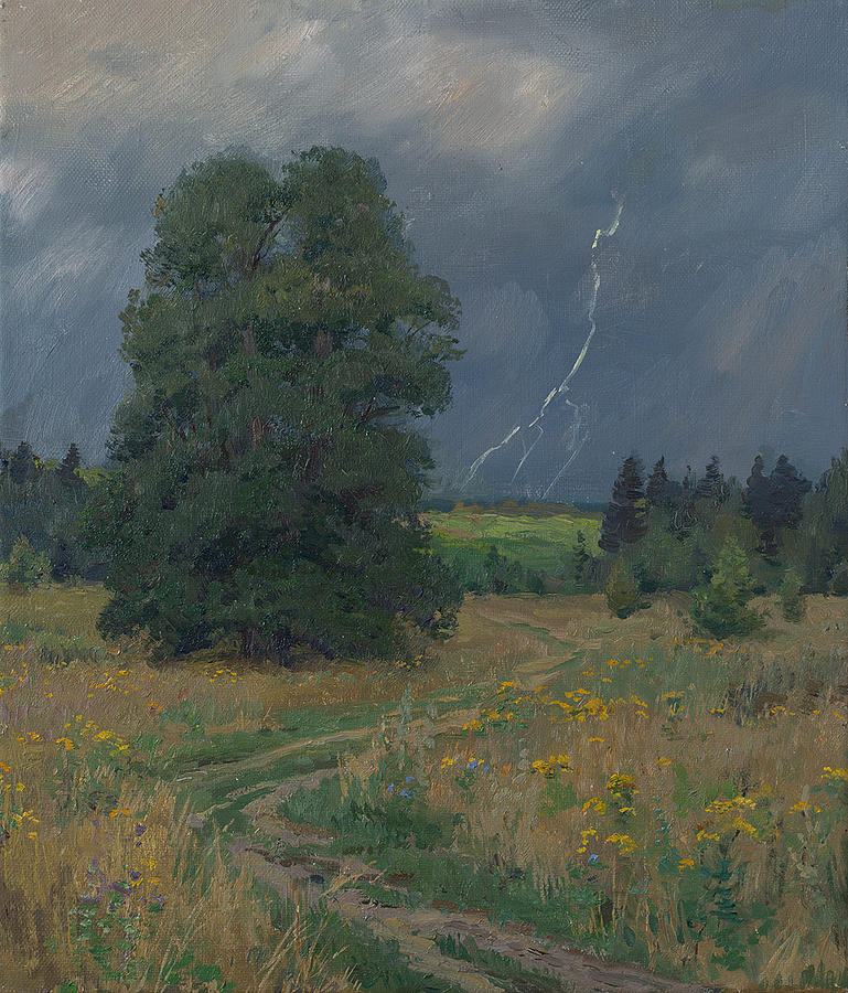 The Storm Is Coming Painting By Stanislav Brusilov - Pixels