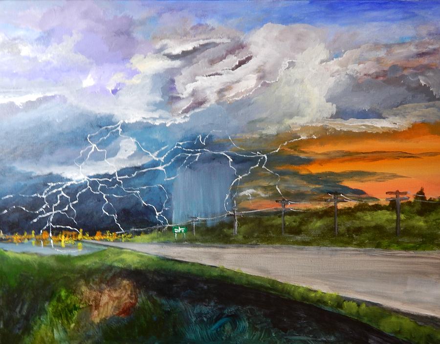 The Storm Painting by Robert Clark