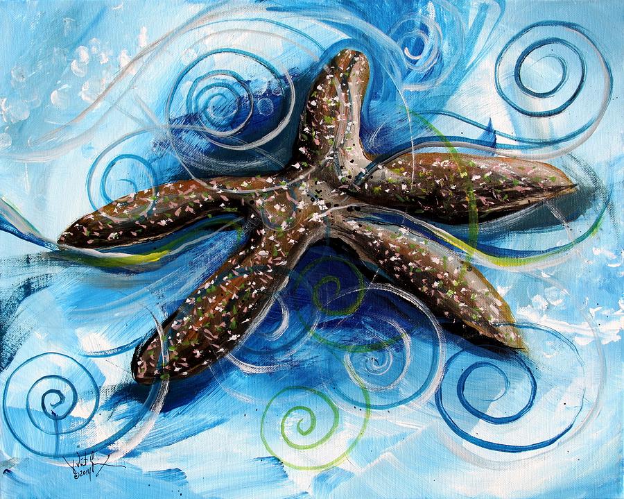 The Story of the Worlds Ugliest Starfish Painting by J Vincent Scarpace