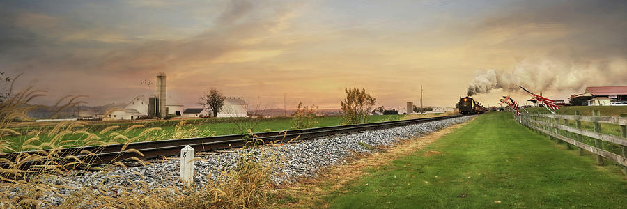 The Strasburg Rail Road Photograph by Lori Deiter