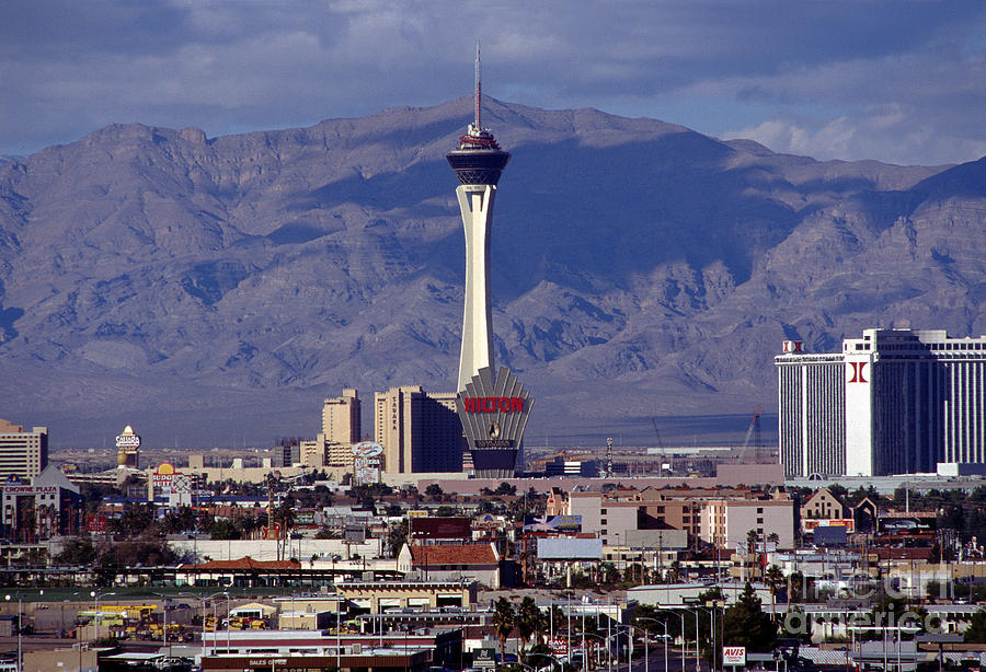 the Stratosphere, Las Vegas Skyline Photograph by Wernher Krutein