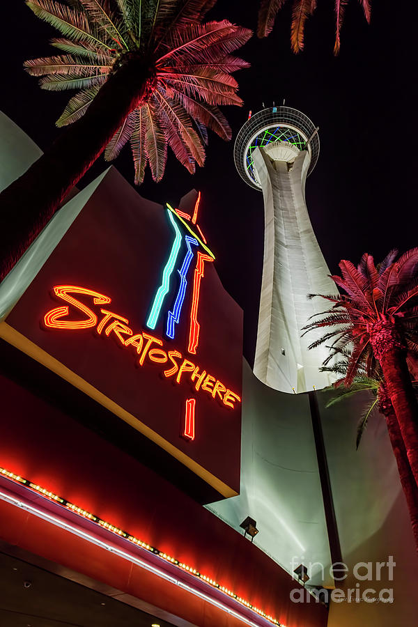 The Stratosphere Tower Entrance Photograph by Aloha Art