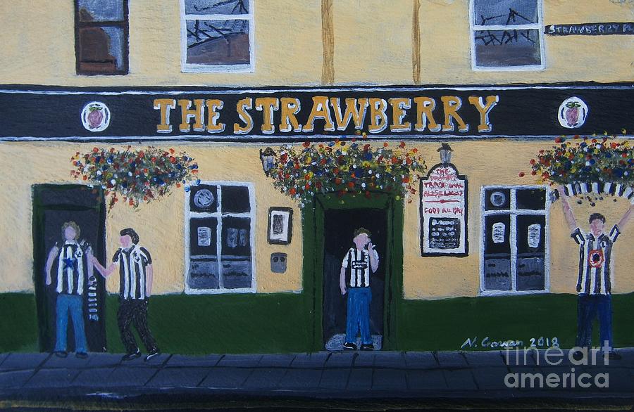The Strawberry Pub Painting by Neal Crossan