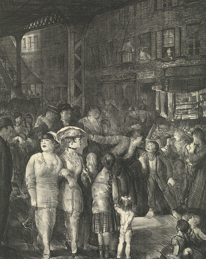 The Street Relief by George Bellows