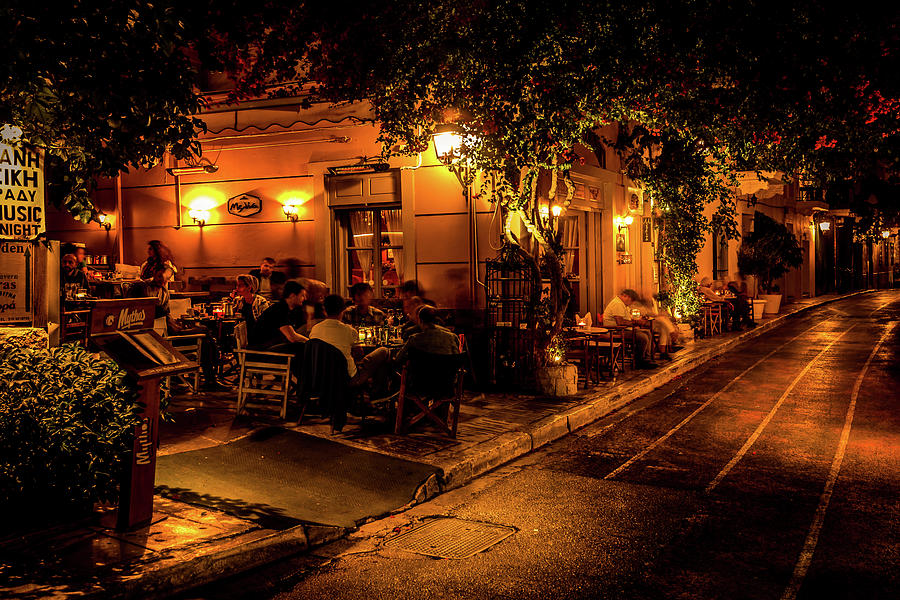 The Streets of Athens Photograph by Andrew Matwijec