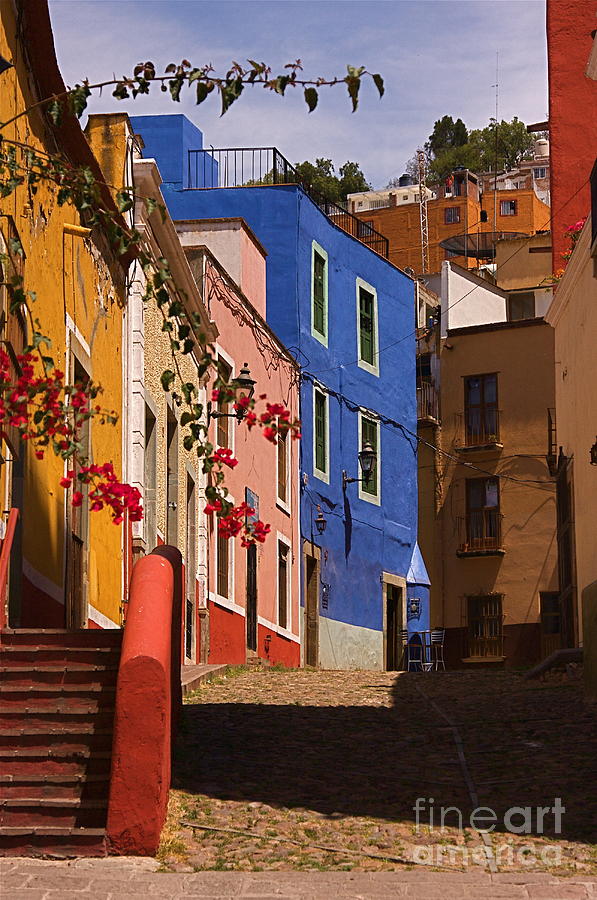 The Streets of Guanajuato Photograph by Nicola Fiscarelli
