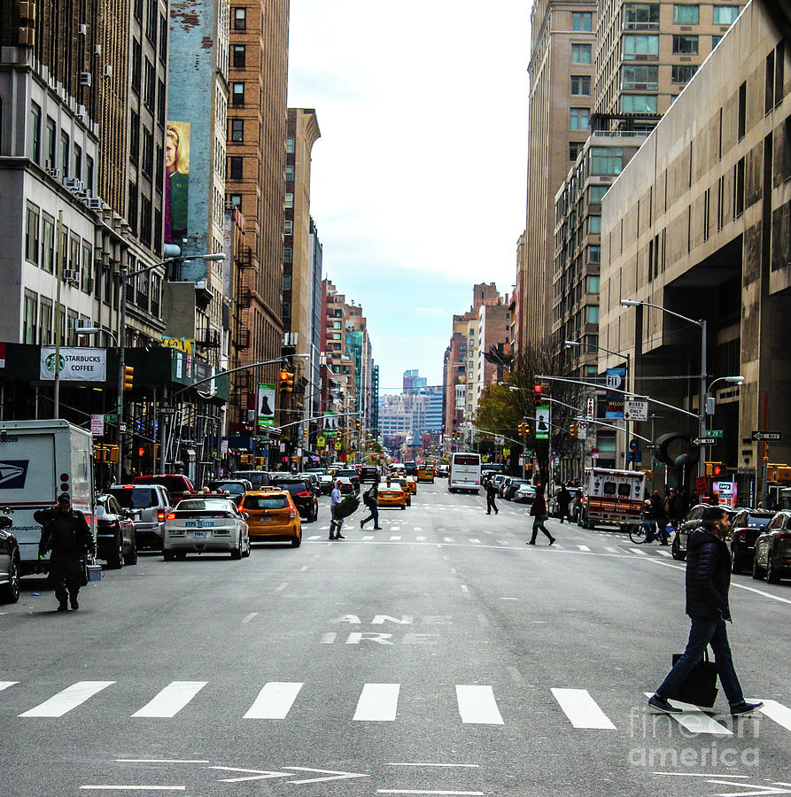 The streets of New York City Photograph by William E Rogers - Fine Art ...