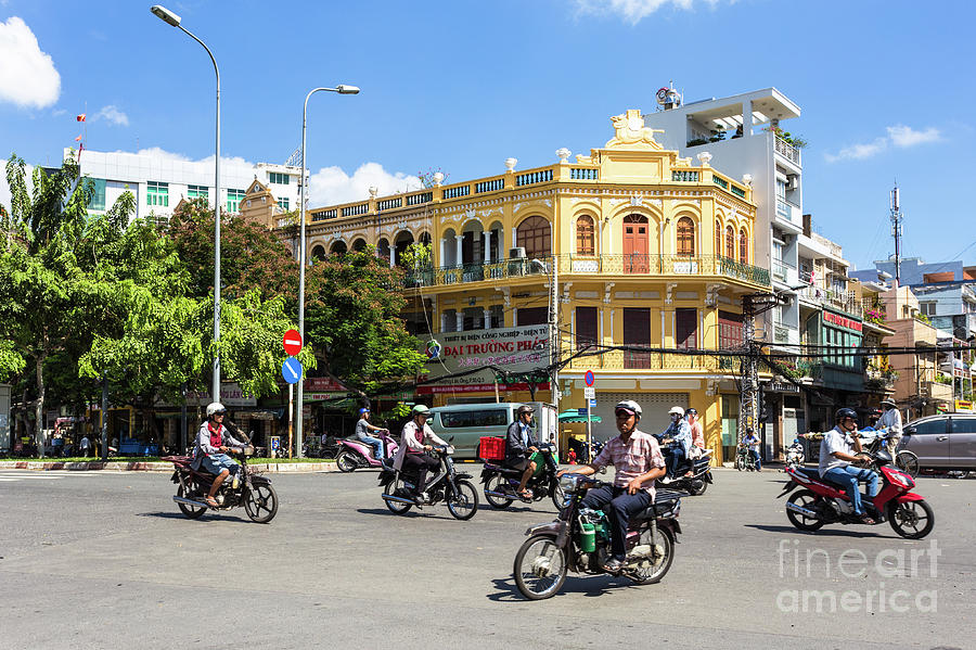the streets of Saigon Photograph by Didier Marti