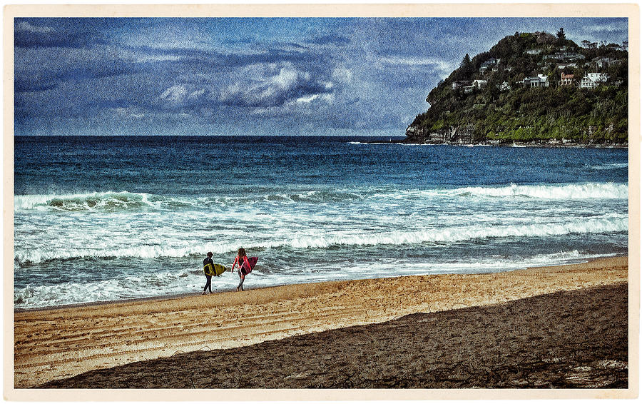 Beach Photograph - The Stroll by Chris  Hood