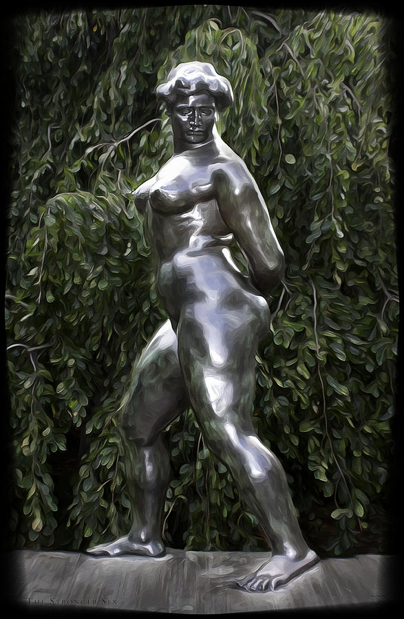 Nude Digital Art - The Stronger Sex by Joe Paradis