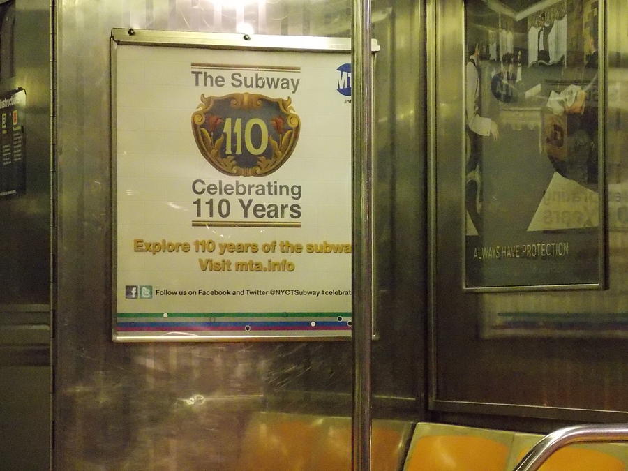 The Subway 110 Years 1 Photograph by Nina Kindred