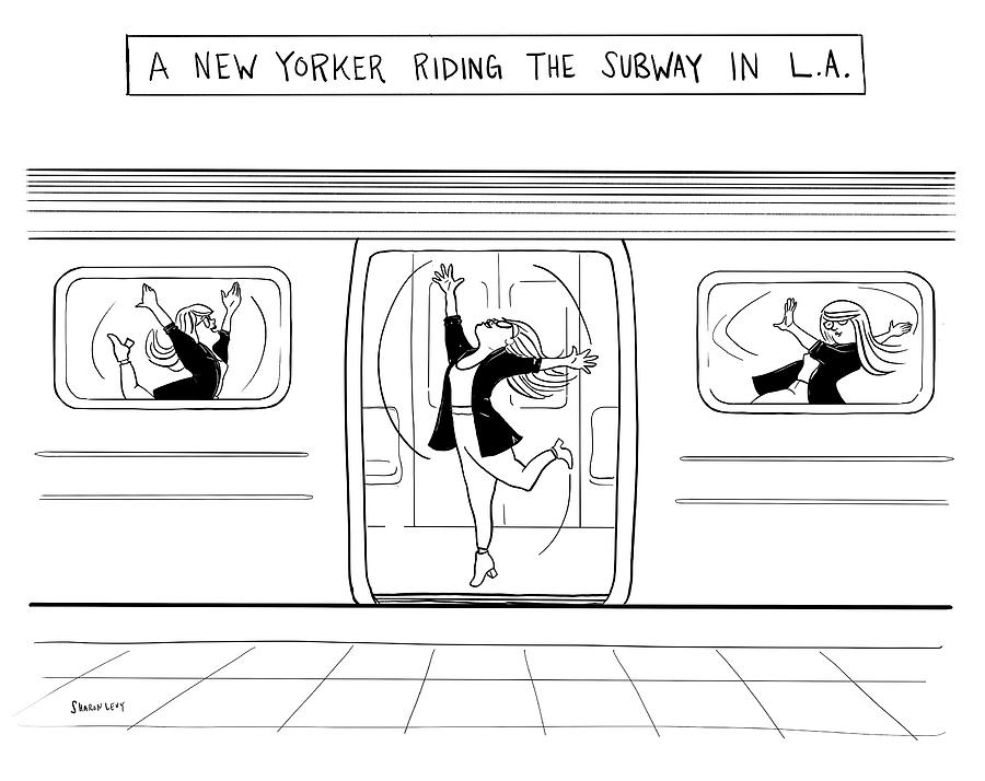The Subway In LA by Sharon Levy