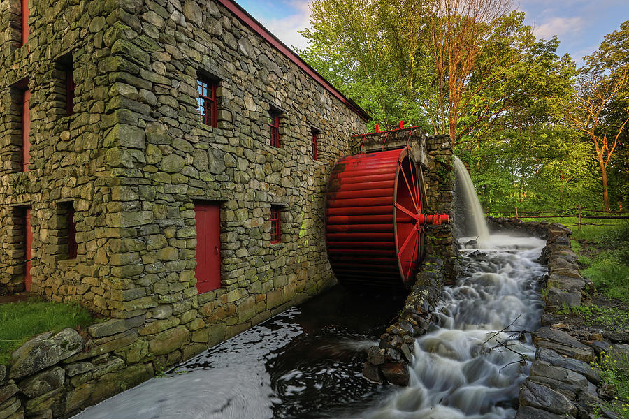 The Sudbury Grist Mill  Photograph by Juergen Roth