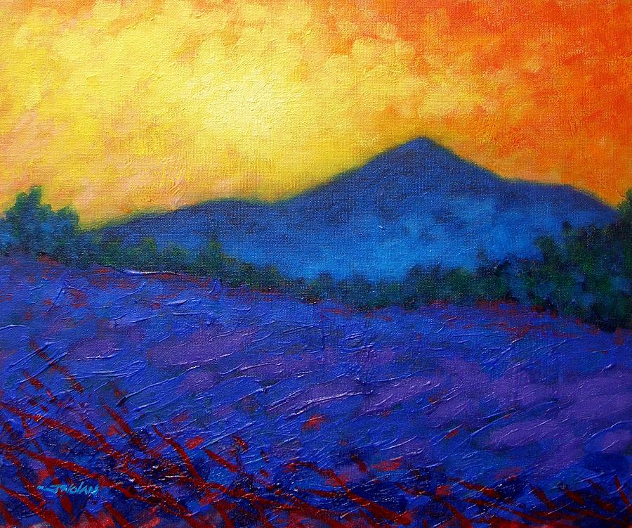 Christmas Painting - The Sugar Loaf - County wicklow by John  Nolan