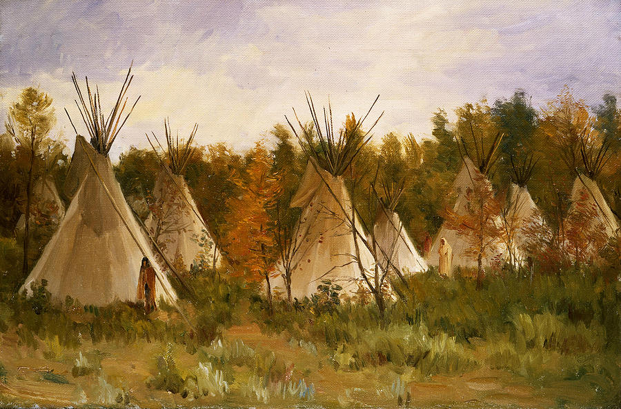 The Summer Camp Painting by Joseph Henry Sharp