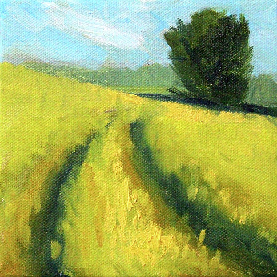 Summer Painting - The Summer Field by Nancy Merkle