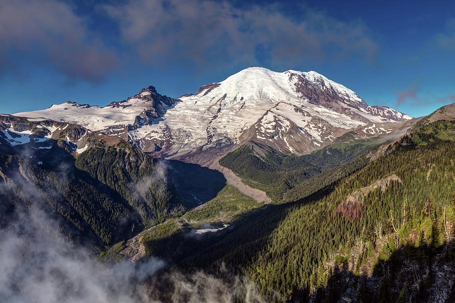 The summit of Mount Rainier Photograph by Pierre Leclerc Photography