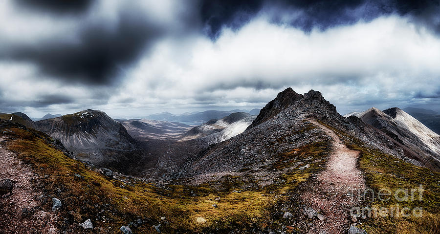 The summit of Spidean Coire nan Clach Photograph by Phill Thornton