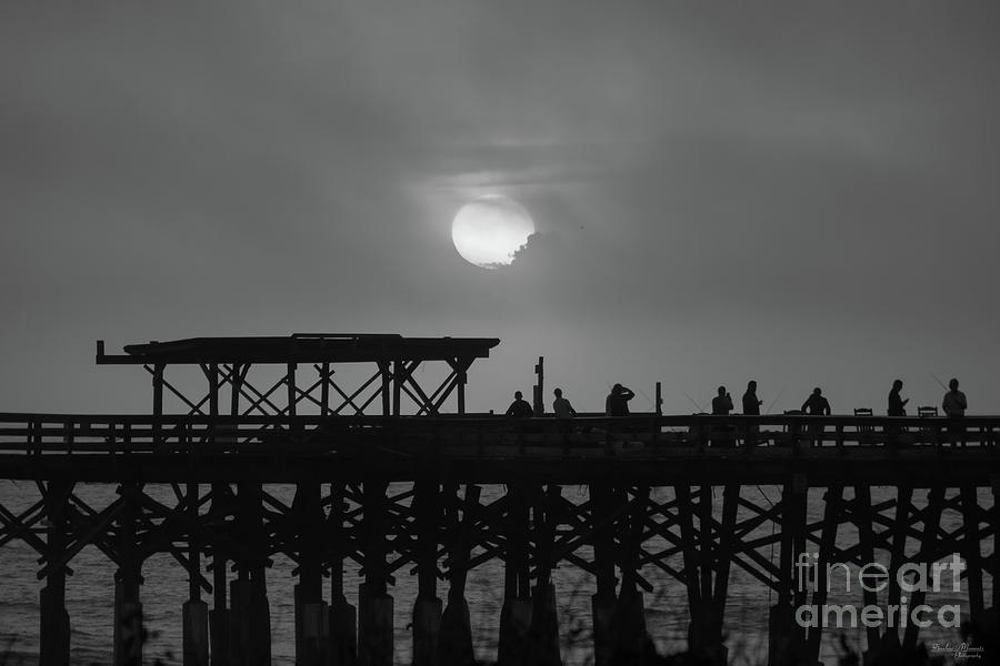 The Sun Comes Out Grayscale Photograph by Jennifer White