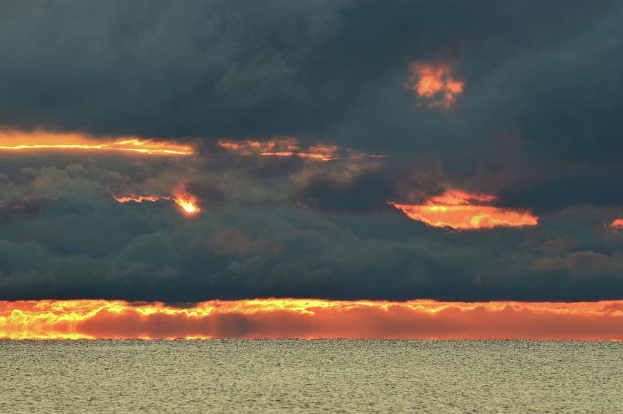 The Sun Hiding In A Cloud  Photograph by Lyle Crump
