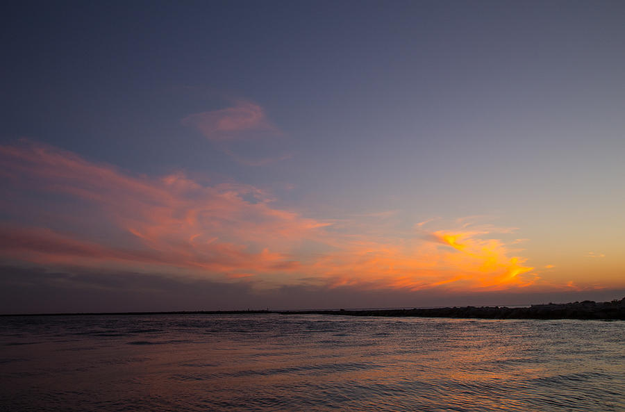 The Sun Sets At The Bay Photograph by Karol Livote