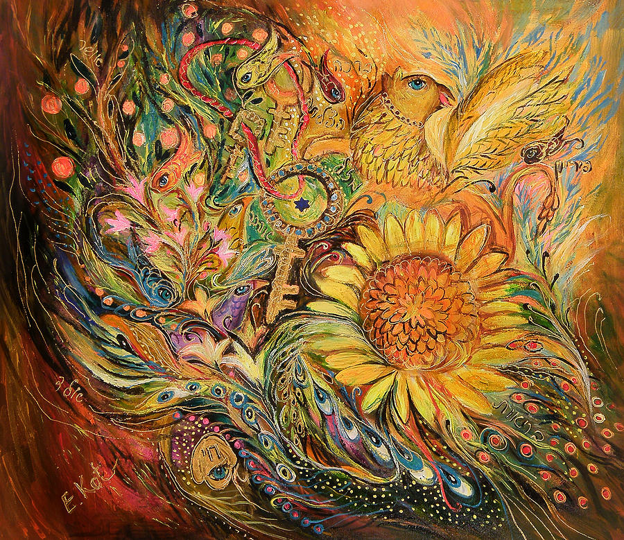 The Sunflower Painting by Elena Kotliarker