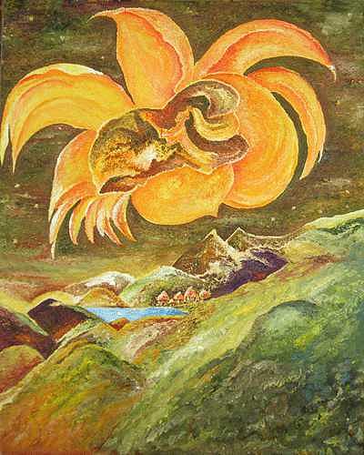The Sunflower Guardian Painting by Karina Ishkhanova The Sunflower Guardian Painting by Karina Ishkhanova