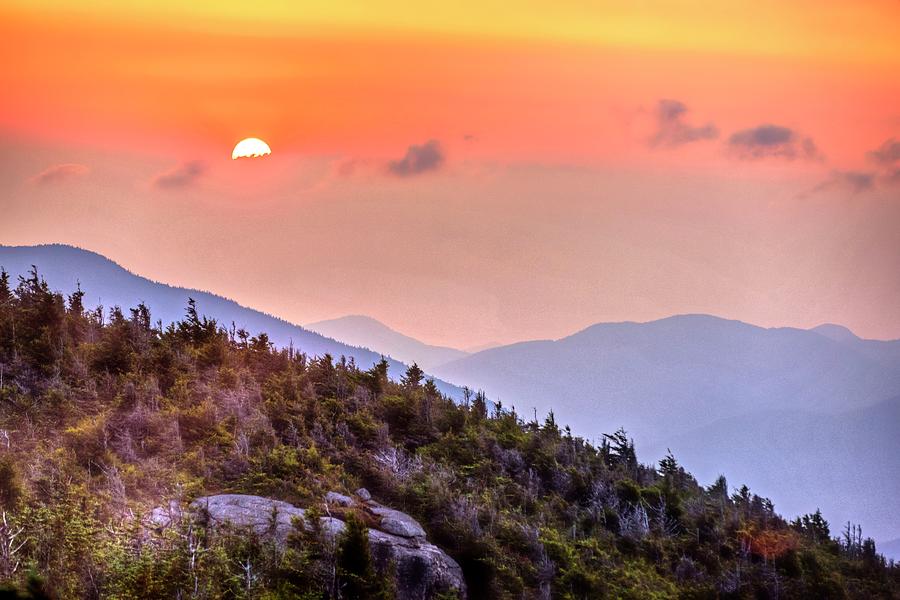 The Sunrise from Phelps Mountain Summit in the Adirondacks Sun Rising over the Clouds Photograph by Toby McGuire