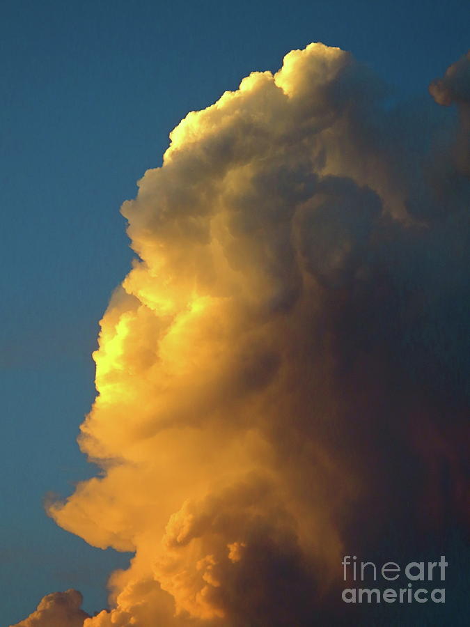 The Sunset Cloud Photograph by Robert Birkenes