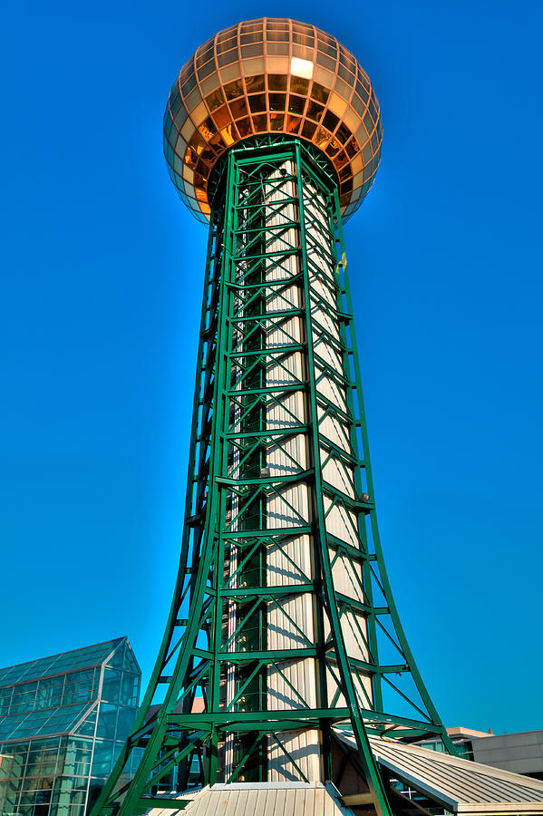 Knoxville Photograph - The Sunsphere - Knoxville Tennessee by David Patterson