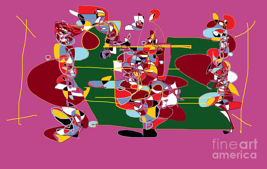 The Super Bowl Digital Art by Nancy Kane Chapman