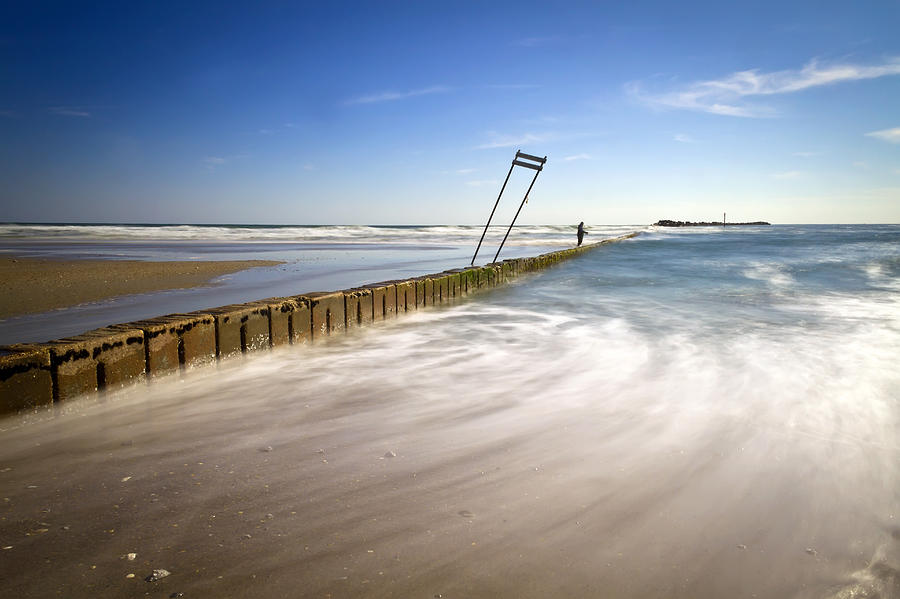 The surf at Wrightsvile Beach, NC Photograph by Kevin Giannini