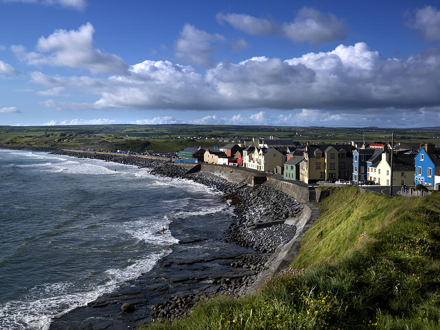 The Surf Town Of Lahinch On The West Photograph by Chris Hill