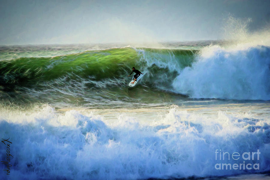 The Surfer Photograph by Margaux Dreamaginations