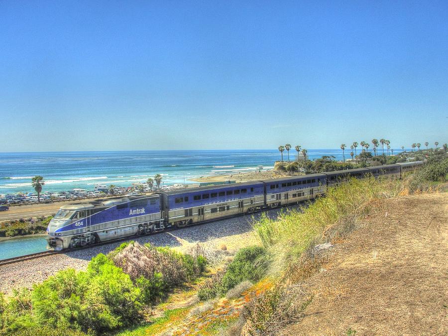 Train Photograph - The Surfliner by Randy Dyer
