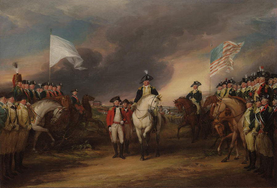 John Trumbull Painting - The Surrender of Lord Cornwallis at Yorktown, Oct 19, 1781 by John Trumbull