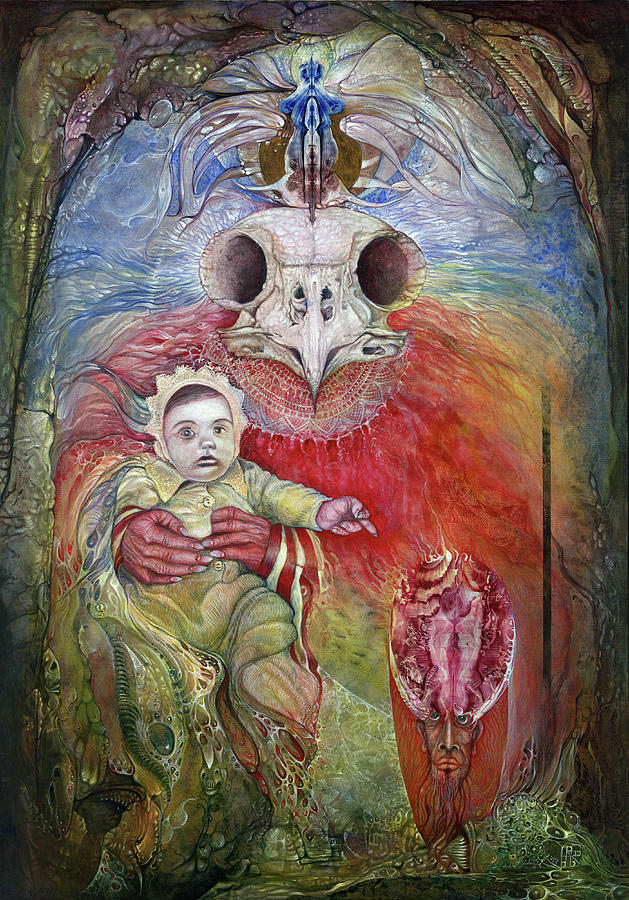 The Surrogate Mother-goddess Of Wisdom Painting