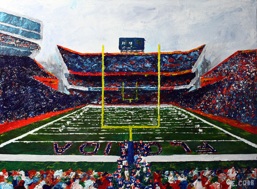 Sports Painting - The Swamp by Eric Cobb