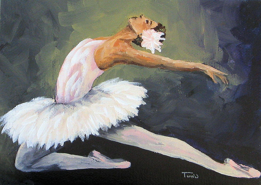 The Swan  Painting by Torrie Smiley