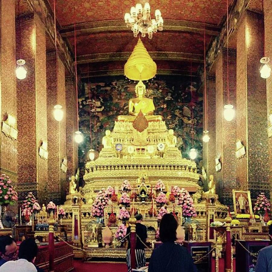 Buddha Photograph - The Sweet Spot In Wat Pho Temple by Sparkuhl Tv