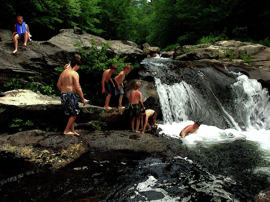 The Swimming Hole Photograph by Wayne King
