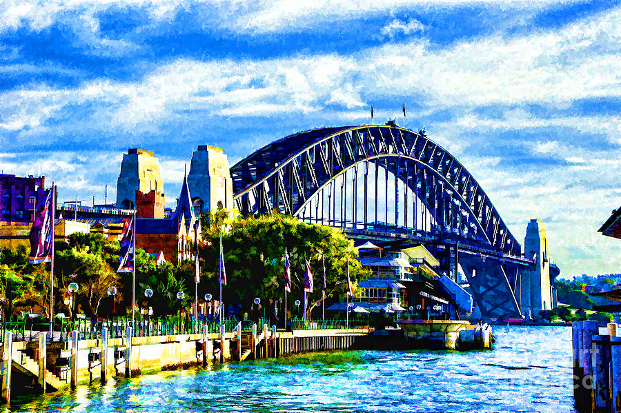 The Sydney Bridge Photograph by Rick Bragan