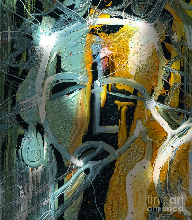 The Synaptic Gap Painting by Bob Salo