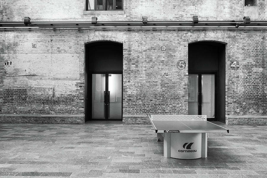 The Table Tennis Table Photograph by Roger Lighterness