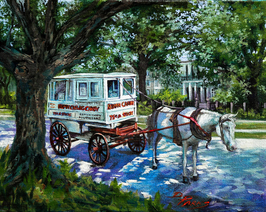 The Taffy Man Painting by Dianne Parks