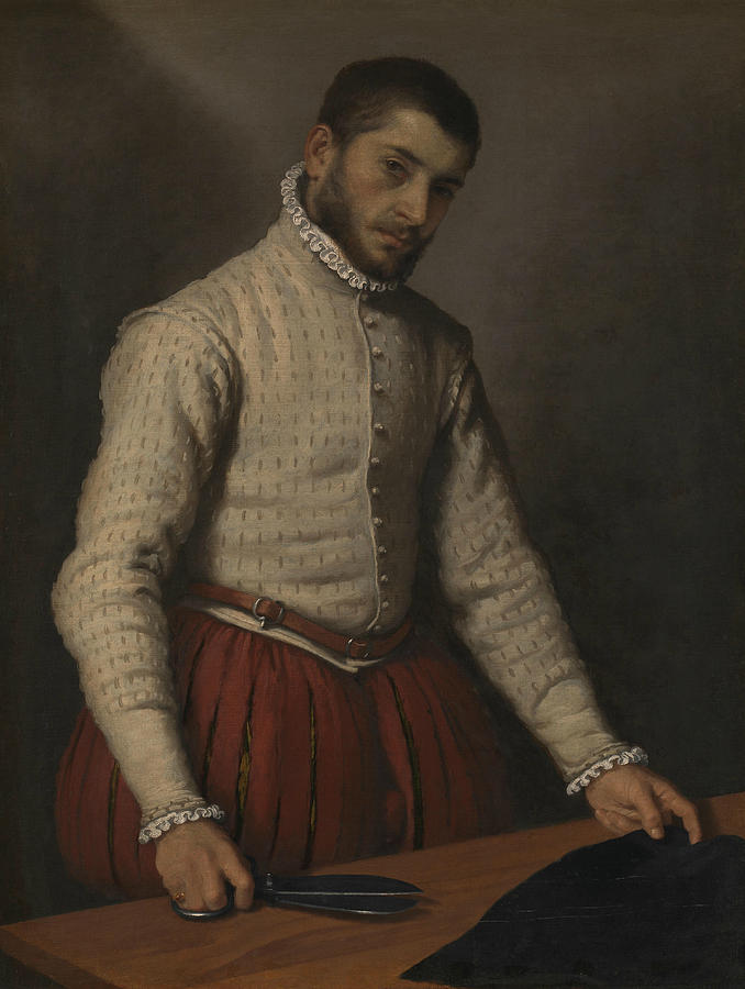 The Tailor Painting by Giovanni Battista Moroni