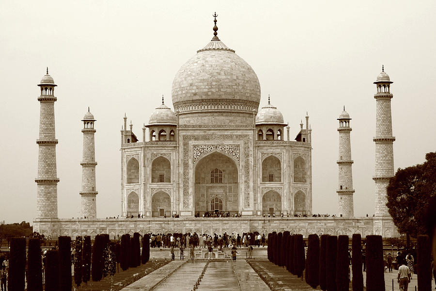 The Taj Mahal At Agra, India Photograph by Aidan Moran